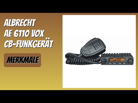BEWERTUNG (2025): Albrecht AE 6110 VOX CB-Funkgerät. Infos