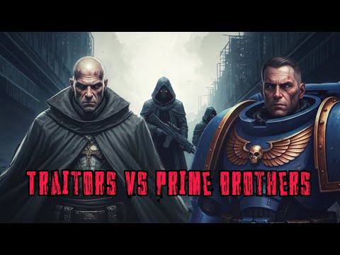 Grimdark Future Firefight - Traitors Vs Prime Brothers  Battle Report (S2E21) Onepagerules