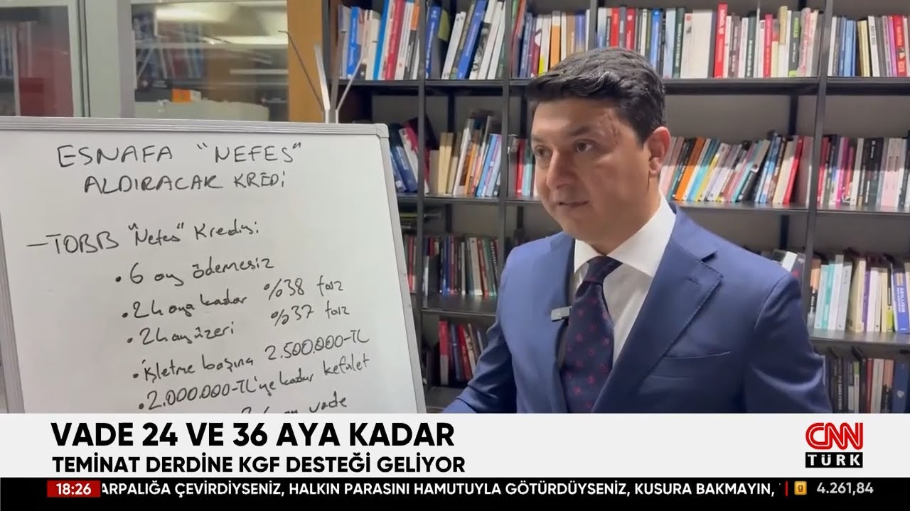 Esnafa Nefes Gibi Destek! 6 Ay Ödemesiz Kredi Başlıyor...