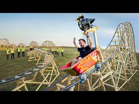 500 Abonnenten bauen eine JET - ACHTERBAHN - in nur 5h!