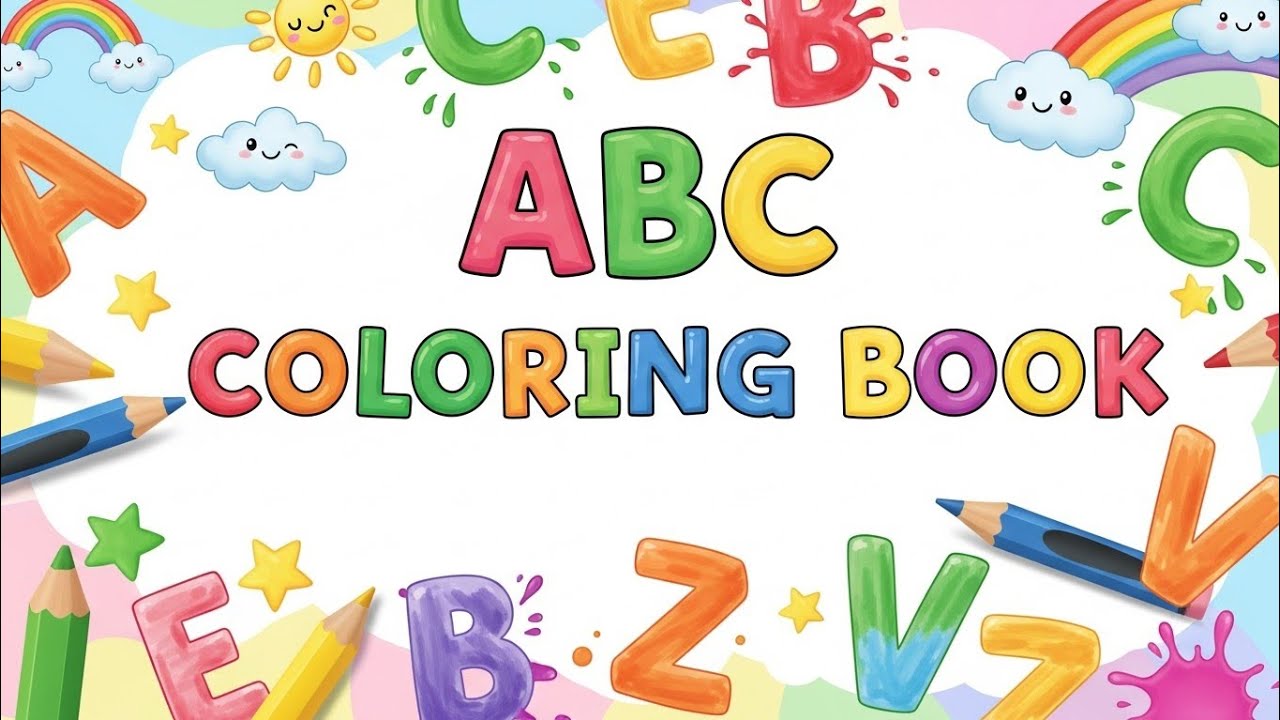 ABC Adventure: Draw, Color & Learn | Fun Alphabet Coloring Book for Kids 🎨📚