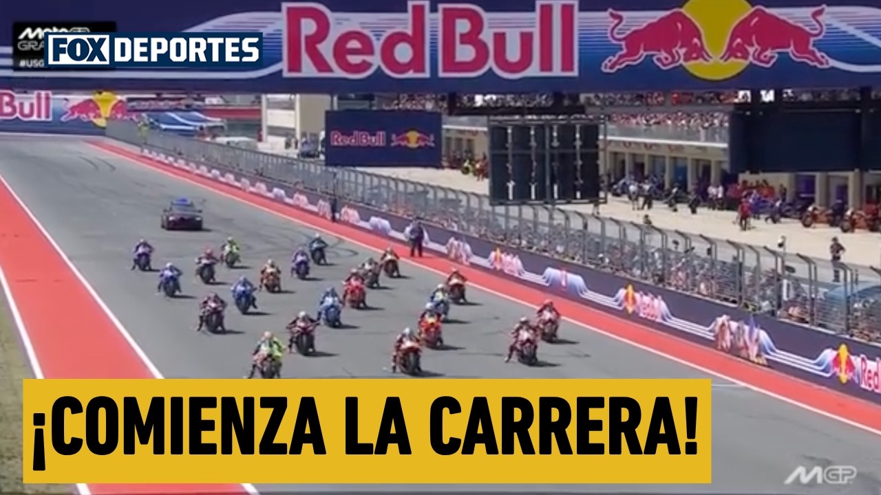 🔥🏍️ LOCURA EN AUSTIN. ¡Se apagan las luces y comienza la locura! | Moto GP