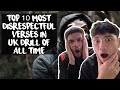 AUSSIES react to TOP 10 MOST DISRESPECTFUL VERSES IN UK DRILL OF ALL TIME (Part 1)