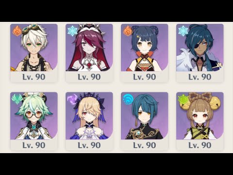 3.5 Spiral Abyss Floor 12 - 4 Star Characters & Weapons ｜ Genshin Impact