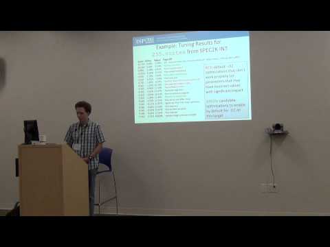 Cauldron 2013 - Using the Tool for Automatic Compiler Tuning for GCC Development