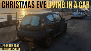 Christmas living in a car