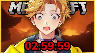 CAN I BEAT MINECRAFT UNDER 3 HOURS...?【NIJISANJI EN | Yu Q. Wilson】