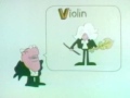 Classic Sesame Street Animation V For Violin