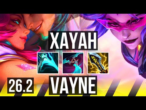XAYAH & Rakan vs VAYNE & Rell (ADC) | Perfect KDA: 17/0/13 | EUW Master | 26.2