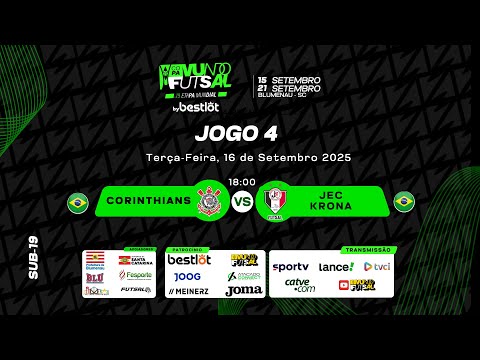 Corinthians x  Jec Krona - Copa Mundo do Futsal Sub-19  Bestlot