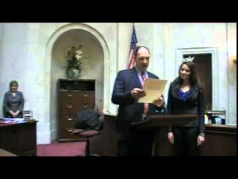 Alyse Eady, Miss Arkansas, visits the Senate