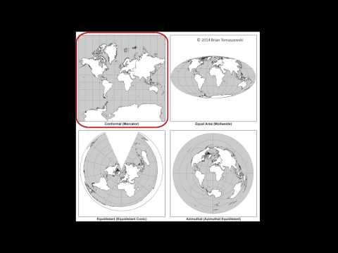 Map Projections: A Video Lecture