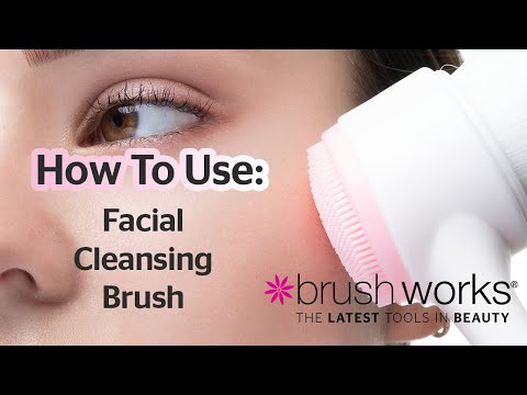 How to use the Brushworks Facial Cleansing Brush