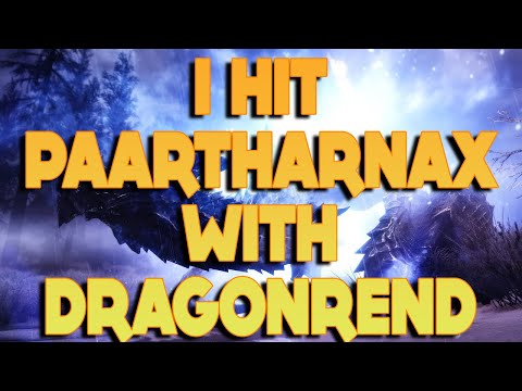 WHEN YOU HIT PAARTHURNAX WITH DRAGON REND INSTEAD OF ALDUIN!! :: Skyrim #Shorts