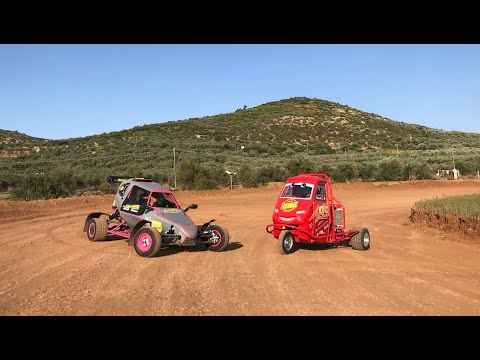 Loris Rosati playing with his Ape Proto & Semog Trophy kartcross at Diadromio