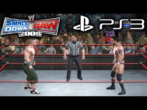 WWE SmackDown vs Raw 2008 - PS3 Gameplay