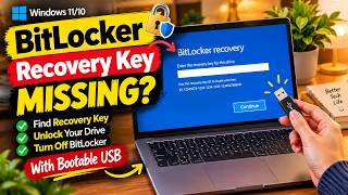 BitLocker Recovery Key Missing? Unlock Your Drive with Bootable USB! (