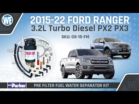 Fuel Manager Pre-Filter Kit Install for Ford Ranger & Everest 3.2L PX2 PX3 2015-20 - OS-15-FM
