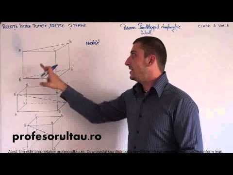 30   Relatii intre puncte, drepte si plane   prisma paralelipiped dreptunghic cubul   partea 1