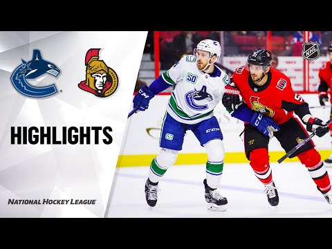 NHL Highlights | Canucks @ Senators 2/27/20
