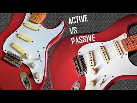 ACTIVE vs PASSIVE pickups: EMG DG20 vs Fender Eric Johnson on a Fender Stratocaster '57 replica