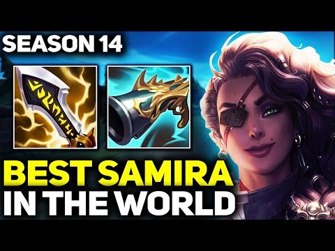 RANK 1 BEST SAMIRA IN SEASON 14 - AMAZING GAMEPLAY! | League of Legends
