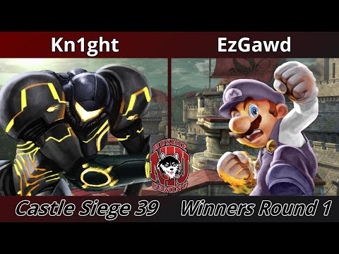 Castle Siege 39 - Winners Round 1 - Kn1ght (Samus) vs EzGawd (Mario)