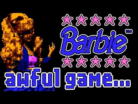 AWFUL GAME! Barbie on the NES | Darby and Lauralee Play