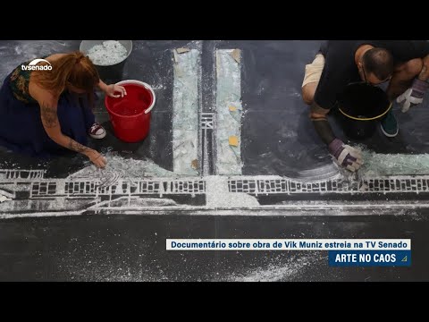 8 de Janeiro: documentário da TV Senado detalha criação da obra de Vik Muniz
