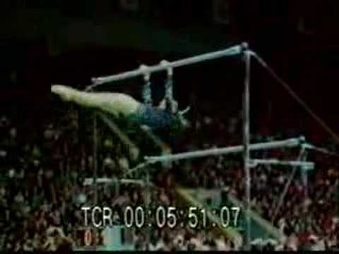 1978 USSR Gymnastics Champs. Elena Mukhina bars