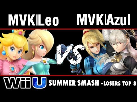 Summer Smash - MVK|Leo (Rosalina, Peach) vs MVK|Azul (ZSS, Corrin) Smash 4 Losers Top 8