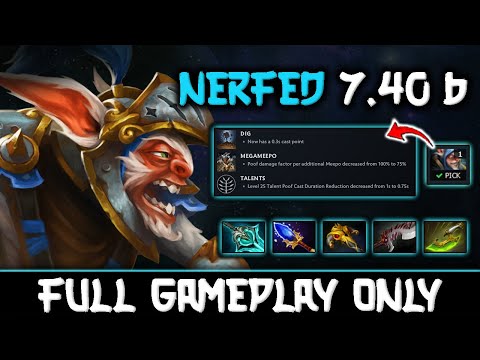 Meepoku is still firstpick 7.40b Nerfed Meepo 🤡- Meepo Gameplay#1021