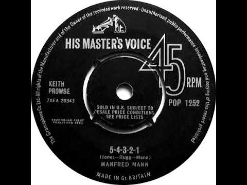 UK New Entry 1964 (14) Manfred Mann - 5-4-3-2-1