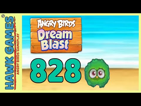 Angry Birds Dream Blast Level 828 - Walkthrough, No Boosters