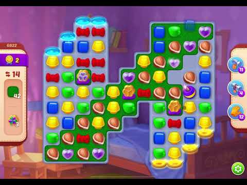 HomeScapes Level 6822 no boosters (15 moves)