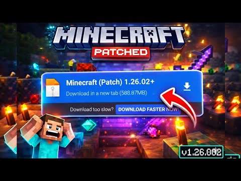 🧩Minecraft Patch 1.26.02+ ✅🔥 | New Version Overview | Features And Gameplay 💨