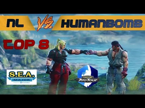 CPT SEAM - SFV - NL ( Ryu ) vs HumanBomb ( Chun-Li ) - TOP 8 FINALS - STREET FIGHTER V