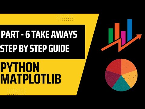 Matplotlib Python Tutorials For Beginner Matplotlib Crash Course Part 6 Take Away