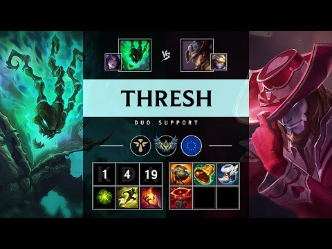 Thresh Support vs Twisted Fate - EUW Challenger Patch 25.09