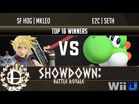 Showdown Battle Royale TOP 16 WINNERS - SF HDG | MKLeo (Cloud) vs E2C | Seth (Yoshi)