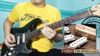 Video thumbnail for Tonerider Pure Vintage Pickup (neck) sound check by Kimwell DCB