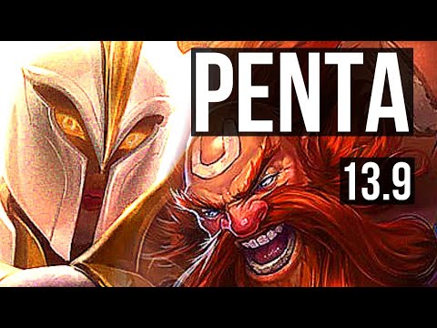 KAYLE vs GRAGAS (TOP) | Penta, 1400+ games, 1.5M mastery, Legendary | KR Master | 13.9