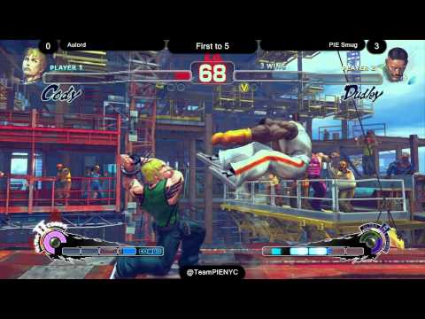 SSF4AE Team PIE FT5 - Aulord (Cody) vs PIE Smug (Dudley)