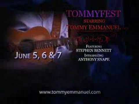 Tommy Emmanuel USA TV AD Introducing Anthony Snape