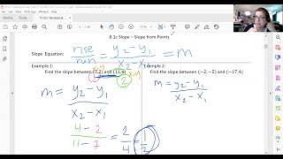 8.1c Slope from Points