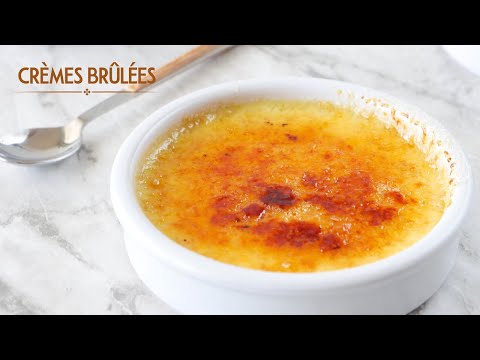 Les Meilleures CRÈMES BRULÉES Vanille Caramel craquant - Une Recette facile et rapide