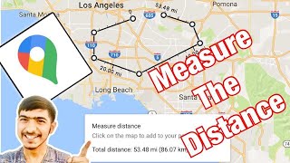 how to measure the distance on google maps  | Iphone and android