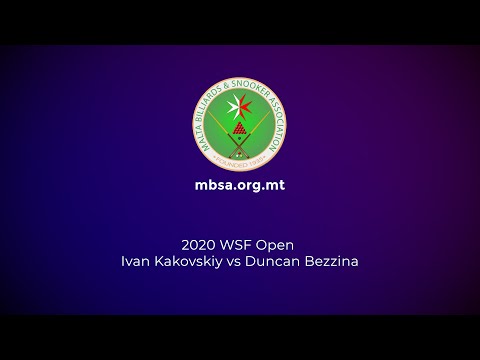 2020 WSF Open - Ivan Kakovskiy v Duncan Bezzina