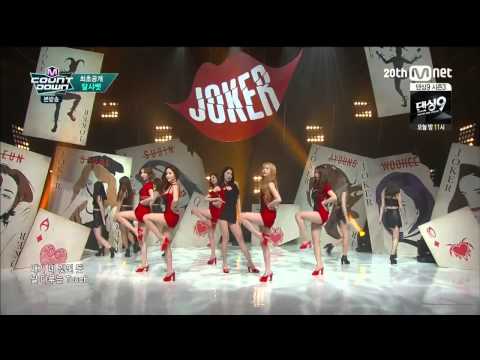 Dal Shabet Comeback Stage "I'm Not" + "Joker"M Countdown (4/17/2015)