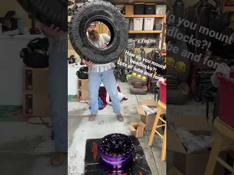 How to mount beadlocks… lol our way. @FuryTires and @kg1forged